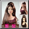 London Wig Brunette Black 7-8